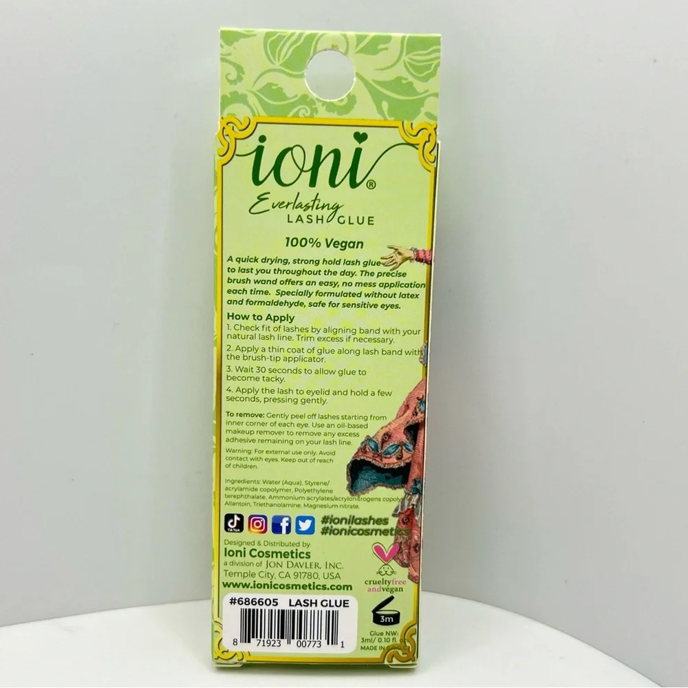 🦋$1 ~ ioni ~ Everlasting Lash Glue ~ New in Box